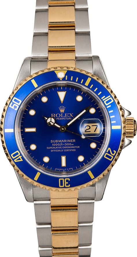 Wholesale Rolex Submariner 2 Tone Blue 